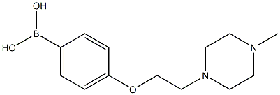 4-(2-(4-methylpiperazin-1-yl)ethoxy)phenylboronic acid Structure