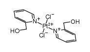 trans-[PtCl2(2-hmpy)2]结构式