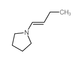 Pyrrolidine, 1- (1-butenyl)-结构式
