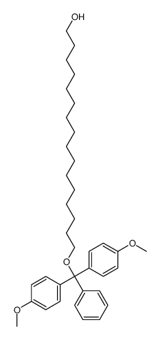 16-[bis(4-methoxyphenyl)-phenylmethoxy]hexadecan-1-ol Structure
