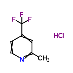 2-甲基-4-(三氟甲基)吡啶 盐酸盐结构式