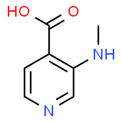 3-(甲氨基)异烟酸结构式
