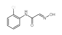 (2E)-N-(2-chlorophenyl)-2-hydroxyiminoacetamide结构式