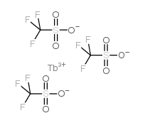 Terbium(III) trifluoromethanesulfonate structure