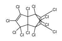 (+-)-dodecachloro-(3at,7at)-3a,4,7,7a-tetrahydro-4r,7-methano-indene结构式