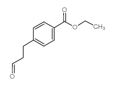 3-(4-Carboethoxy)phenyl propanal Structure