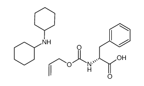 N-甲醛基-D苯丙氨酸 二环己基亚胺盐结构式