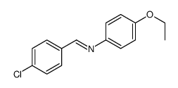 1-(4-chlorophenyl)-N-(4-ethoxyphenyl)methanimine结构式