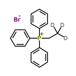 (2,2,2-2H3)Ethyl(triphenyl)phosphonium bromide Structure