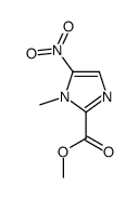 Methyl 1-methyl-5-nitro-1H-imidazole-2-carboxylate Structure