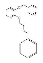 3-(苄氧基)-2-(2-(苄氧基)乙氧基)吡啶结构式