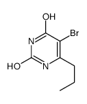 5-bromo-6-propyl-1H-pyrimidine-2,4-dione结构式
