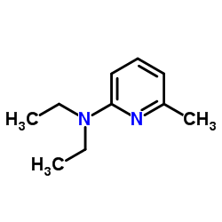 6-甲基-2-(N,N-二乙基氨基)吡啶结构式