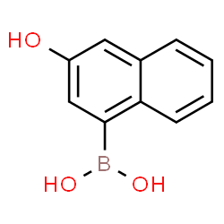 (3-羟基萘-1-基)硼酸结构式