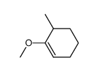 1-methoxy-6-methylcyclohex-1-ene结构式