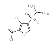 3-氯-4-异丙基磺酰噻吩-2-羰酰氯结构式