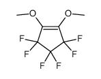 3,3,4,4,5,5-hexafluoro-1,2-dimethoxycyclopentene Structure