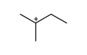 tert-amyl cation Structure