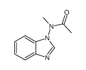 Acetamide, N-1H-benzimidazol-1-yl-N-methyl- (9CI)结构式