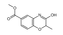 2-甲基-3-氧代-3,4-二氢-2H-苯并[b][1,4]恶嗪-6-羧酸甲酯结构式