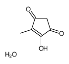 4-羟基-5-甲基-4-环戊烯-1,3-二酮 一水合物结构式