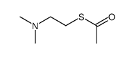 S-[2-(dimethylamino)ethyl] ethanethioate结构式