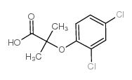 2-(2,4-二氯苯氧基)-2-甲基丙酸结构式