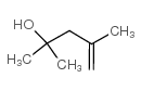 2,4-Dimethyl-4-penten-2-ol Structure