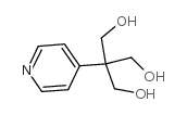 2-羟基甲基-2-(4-吡啶)-1,3-丙二醇结构式