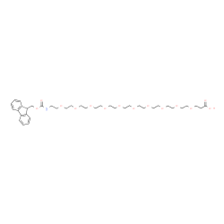 Fmoc-NH-PEG10-acid Structure