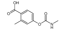 <4-Carboxy-3-methyl-phenyl>-N-methylcarbonat结构式