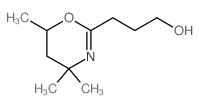 4H-1,3-Oxazine-2-propanol,5,6-dihydro-4,4,6-trimethyl-结构式