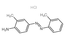 2-氨基偶氮甲苯盐酸盐结构式