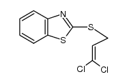 2-(3,3-dichloro-allylsulfanyl)-benzothiazole结构式