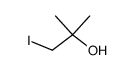 1-iodo-2-methyl-2-propanol结构式