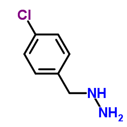 (4-氯苄基)-肼结构式