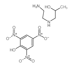 1-(2-aminoethylamino)propan-2-ol; 2,4,6-trinitrophenol Structure