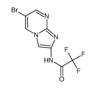 N-(6-溴咪唑并[1,2-a]嘧啶-2-基)-2,2,2-三氟乙酰胺结构式
