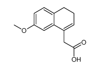 2-(7-甲氧基-3,4-二氢萘-1-基)乙酸结构式