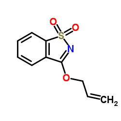 3-(Allyloxy)-1,2-benzothiazole 1,1-dioxide Structure