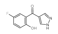 4-(5-fluoro-2-hydroxybenzoyl)pyrazole Structure