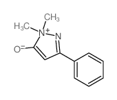 1H-Pyrazolium,5-hydroxy-1,1-dimethyl-3-phenyl-, inner salt Structure