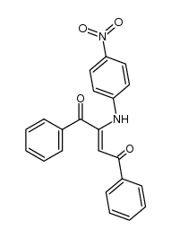 (Z)-2-(4-nitrophenylamino)-1,4-diphenylbut-2-ene-1,4-dione Structure