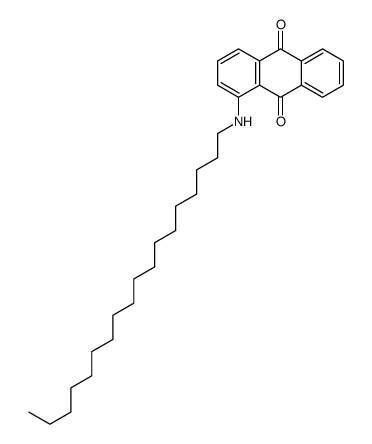 1-(octadecylamino)anthracene-9,10-dione结构式