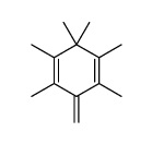 1,2,3,3,4,5-hexamethyl-6-methylidenecyclohexa-1,4-diene结构式