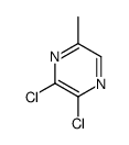 2,3-二氯-5-甲基吡嗪结构式