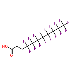 2H,2H,3H,3H-十七氟十一酸结构式
