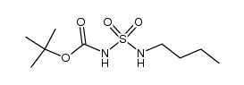 N-(tert-butoxycarbonyl)-N'-(butyl)sulfamide Structure