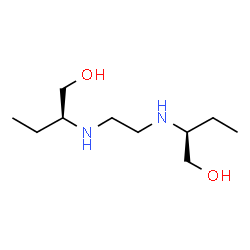 (+-)-N,N'-Bis[1-(hydroxymethyl)propyl]ethylenediamine structure