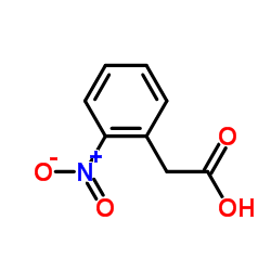 (2-Nitrophenyl)acetic acid Structure